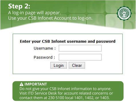 LOGIN WITH YOUR INFONET ACCOUNT .